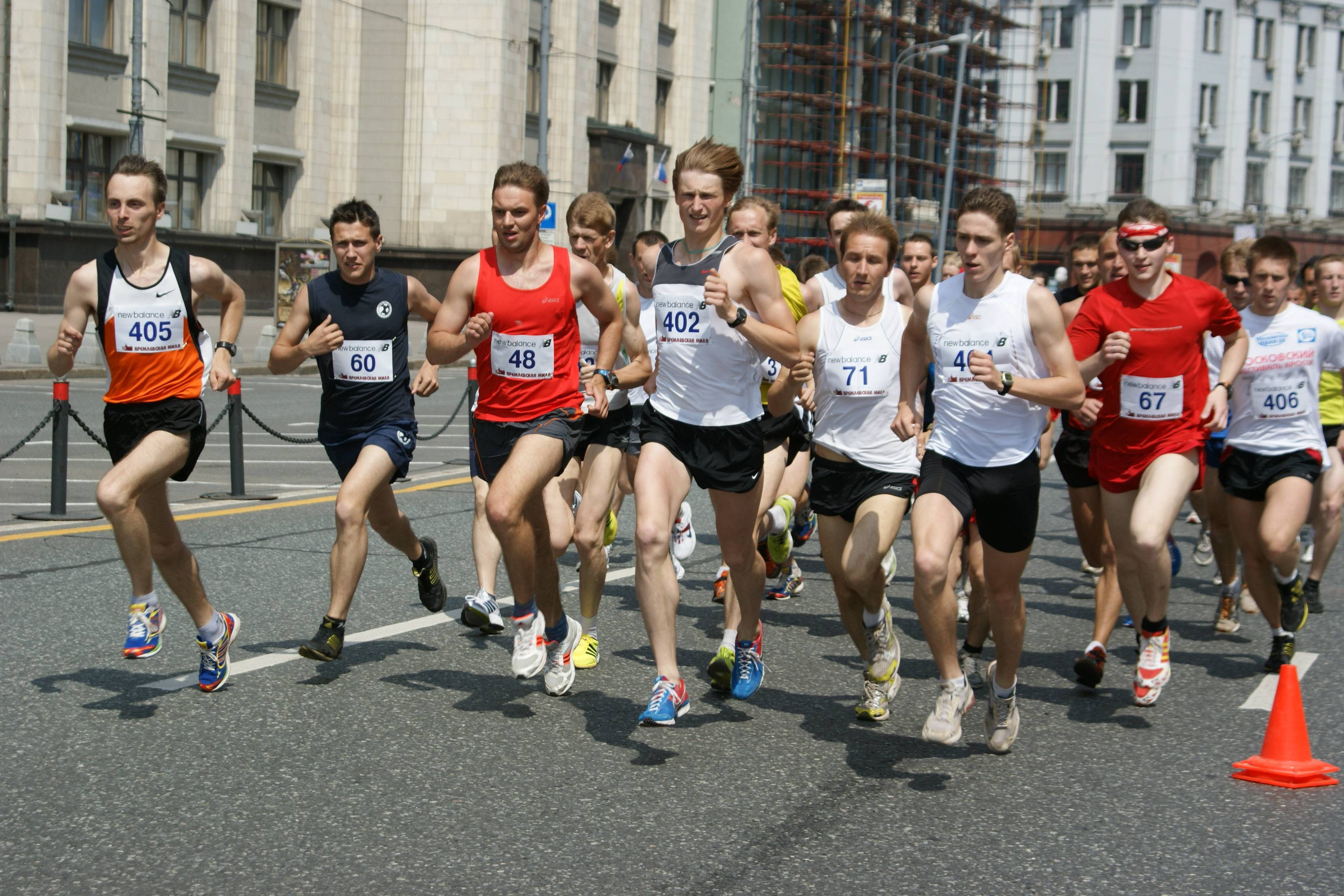 От 18 июня 2010 г. Кремлевская миля. Легкоатлетический пробег. Пробеги в легкой атлетике. Легкоатлетический пробег 27 10.