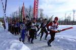 Спортивное противостояние лыжников, веелосипедистов и бегунов